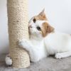 4-Tier Cat Tower with Napping Perches, Cat Condo, Ladder, 5 Sisal Rope Scratching Posts, Hanging Toy Ã¢â‚¬â€œ Cat Tree for Indoor Cats by Petmaker (White)