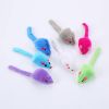 5pcs Color Plush Mouse; Cat Toy Mice